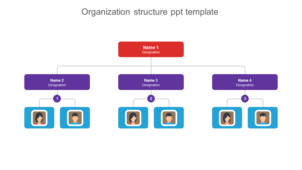 organization structure ppt template